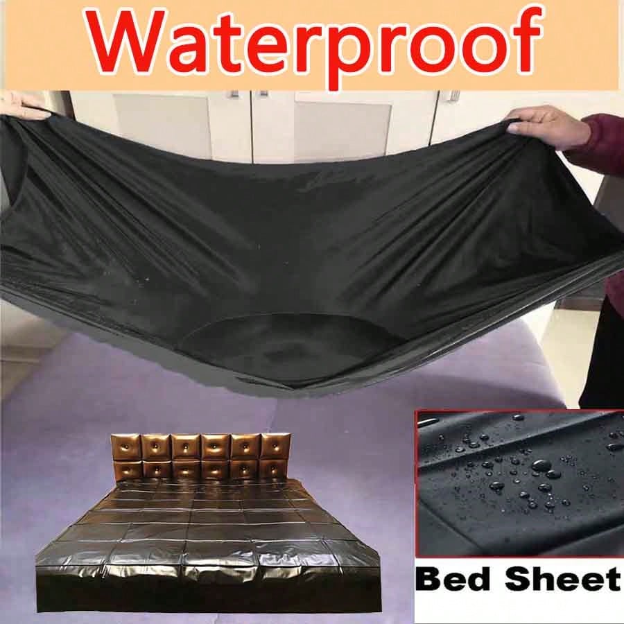 Adult Waterproof Game Vinyl Mattress Cover Plastic Full Queen King Bed PVC Bedding Sheet Prevent Old People Or Children Wetting The Bed Urinary Cushion Oil-Proof Adult Flat Sheet Play Cover Plastic